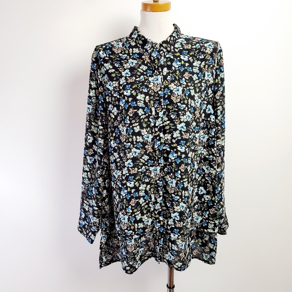 J Jill xl flower top